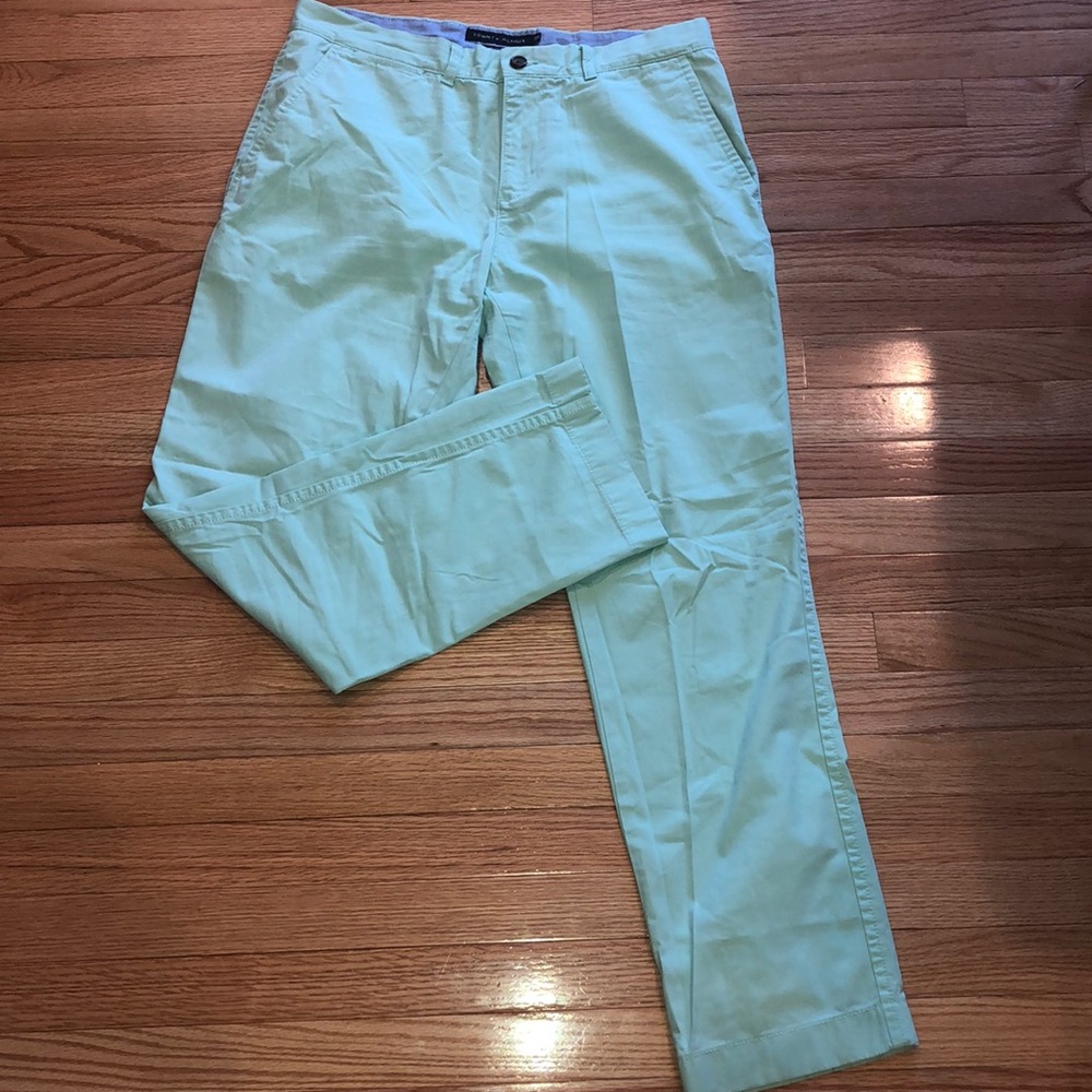 Men’s mint green Tommy Hilfiger pants 34/32